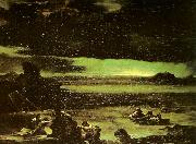 charles billoin scene de deluge Spain oil painting artist